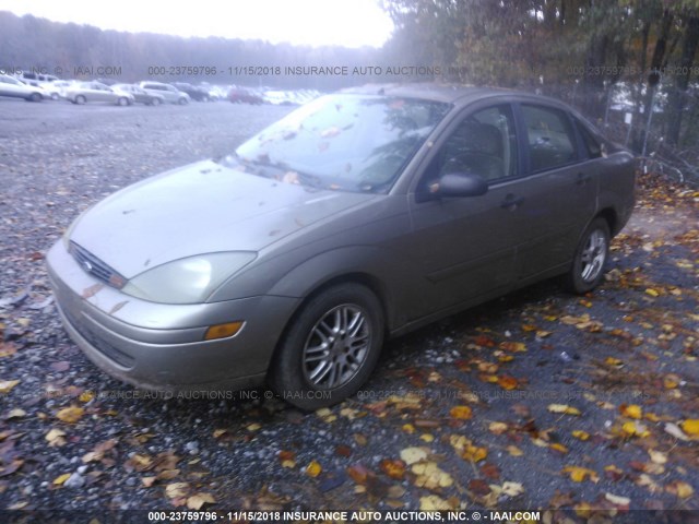 1FAFP34P93W152803 - 2003 FORD FOCUS SE/SE COMFORT/SE SPORT GOLD photo 2