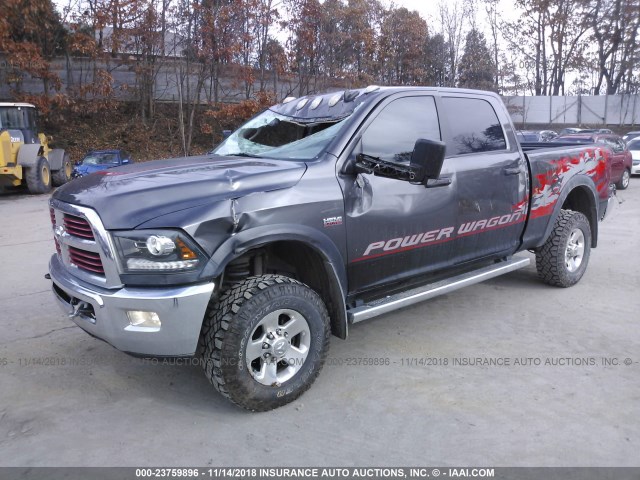 3C6TR5EJ5FG526931 - 2015 RAM 2500 POWERWAGON GRAY photo 2