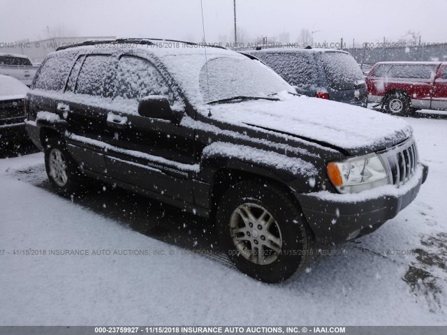 1J4GX48S43C507116 - 2003 JEEP GRAND CHEROKEE LAREDO BLACK photo 1