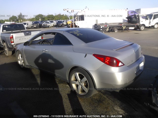 1G2ZH35N874143162 - 2007 PONTIAC G6 GT SILVER photo 3