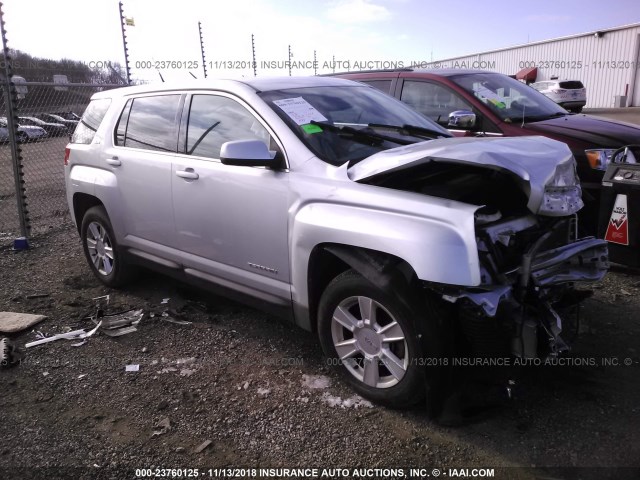 2CTALMEC6B6378604 - 2011 GMC TERRAIN SLE SILVER photo 1