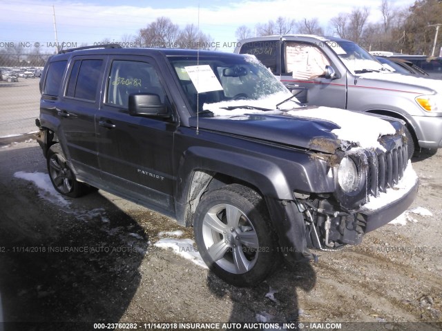 1C4NJRFB9FD354391 - 2015 JEEP PATRIOT LATITUDE GRAY photo 1