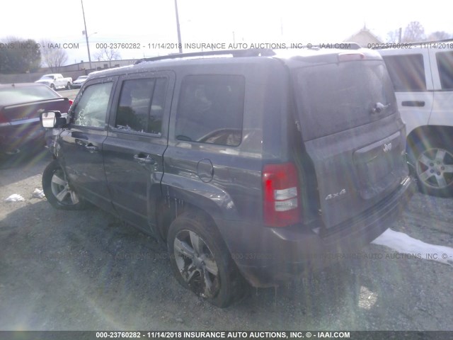 1C4NJRFB9FD354391 - 2015 JEEP PATRIOT LATITUDE GRAY photo 3