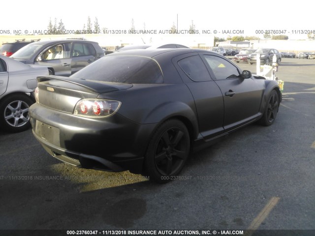 JM1FE173470213108 - 2007 MAZDA RX8 BLACK photo 4