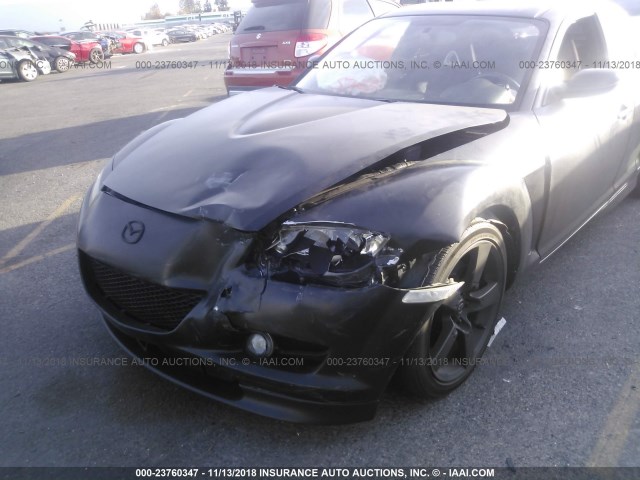 JM1FE173470213108 - 2007 MAZDA RX8 BLACK photo 6