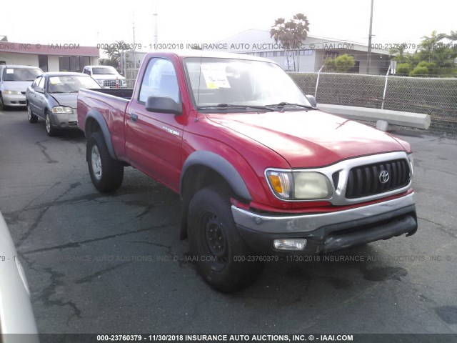 5TENM92N51Z746064 - 2001 TOYOTA TACOMA PRERUNNER RED photo 1