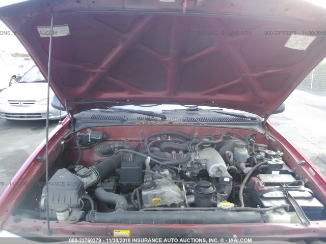 5TENM92N51Z746064 - 2001 TOYOTA TACOMA PRERUNNER RED photo 10