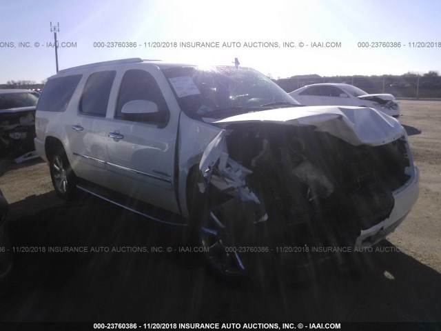 1GKS1MEF0ER132077 - 2014 GMC YUKON XL DENALI WHITE photo 1