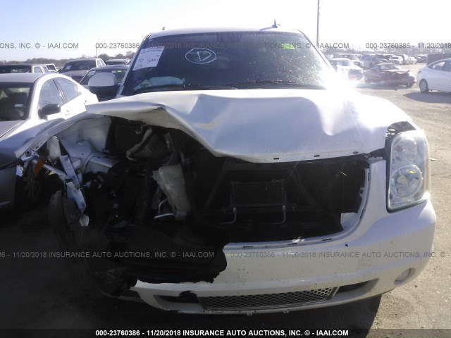 1GKS1MEF0ER132077 - 2014 GMC YUKON XL DENALI WHITE photo 6