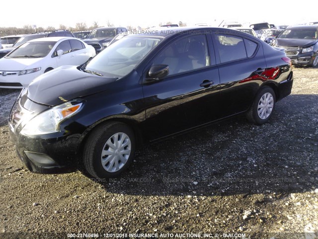 3N1CN7AP0JL861110 - 2018 NISSAN VERSA S/S PLUS/SV/SL BLACK photo 2