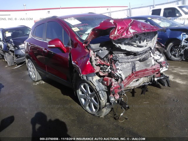 KL4CJGSB8FB221631 - 2015 BUICK ENCORE RED photo 1