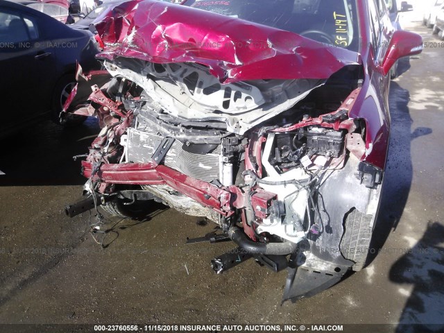 KL4CJGSB8FB221631 - 2015 BUICK ENCORE RED photo 6