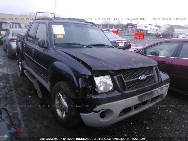 1FMZU77E71UB82632 - 2001 FORD EXPLORER SPORT TR  BLUE photo 1