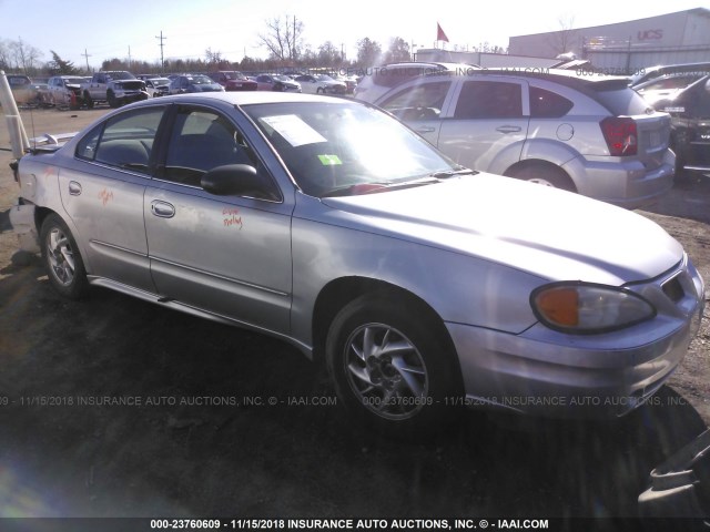 1G2NF52E64M553765 - 2004 PONTIAC GRAND AM SE1 SILVER photo 1