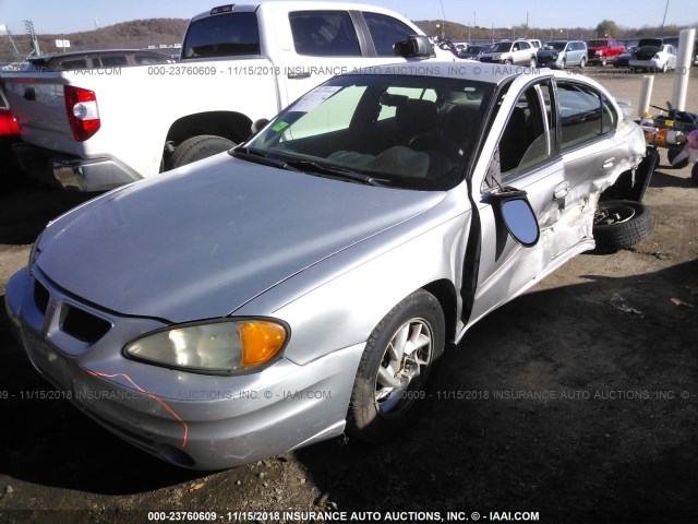 1G2NF52E64M553765 - 2004 PONTIAC GRAND AM SE1 SILVER photo 2