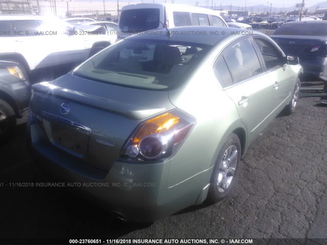 1N4CL21EX7C153977 - 2007 NISSAN ALTIMA HYBRID GREEN photo 4