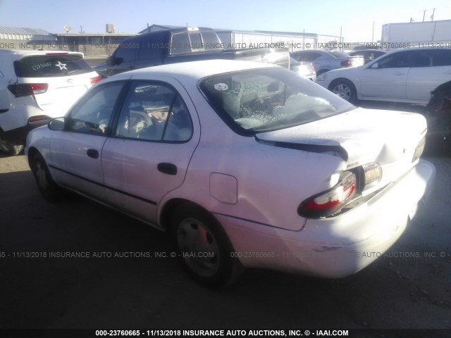 1Y1SK5281TZ029344 - 1996 GEO PRIZM LSI WHITE photo 3