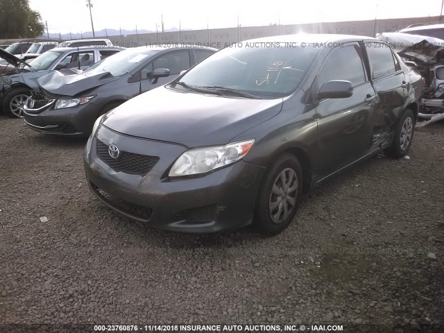 JTDBL40E899061267 - 2009 TOYOTA COROLLA LE/XLE SILVER photo 2