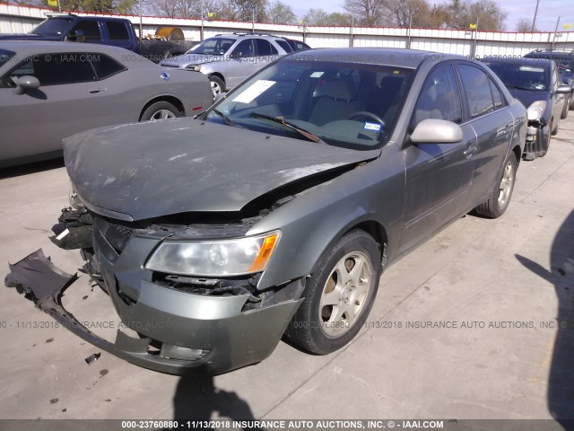 5NPEU46F77H189983 - 2007 HYUNDAI SONATA SE/LIMITED BEIGE photo 2