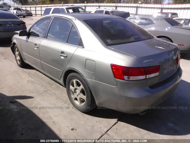 5NPEU46F77H189983 - 2007 HYUNDAI SONATA SE/LIMITED BEIGE photo 3