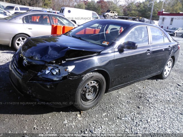 4T1BE46K59U820358 - 2009 TOYOTA CAMRY SE/LE/XLE BLACK photo 2