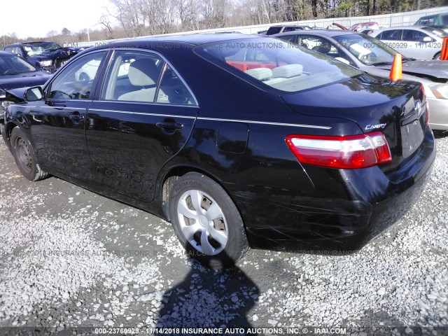 4T1BE46K59U820358 - 2009 TOYOTA CAMRY SE/LE/XLE BLACK photo 3