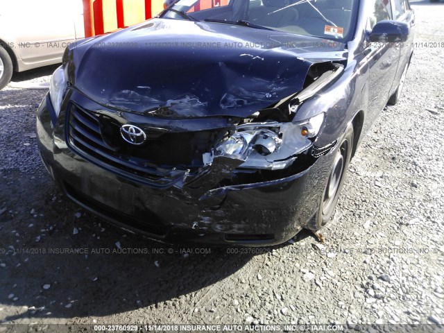 4T1BE46K59U820358 - 2009 TOYOTA CAMRY SE/LE/XLE BLACK photo 6