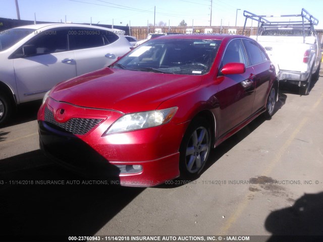 4T1BK46K07U024512 - 2007 TOYOTA CAMRY NEW GENERAT LE/XLE/SE RED photo 2