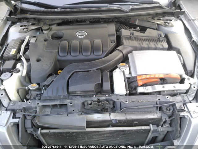 1N4CL21E59C191958 - 2009 NISSAN ALTIMA HYBRID SILVER photo 10