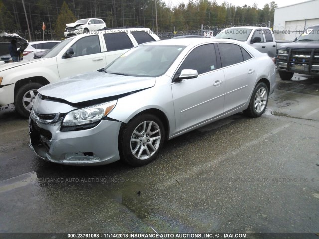 1G11C5SL9FU131275 - 2015 CHEVROLET MALIBU 1LT 银色 照片 2