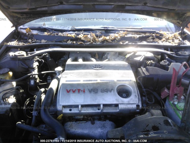 4T1BF30K13U059271 - 2003 TOYOTA CAMRY LE/XLE/SE BLACK photo 10