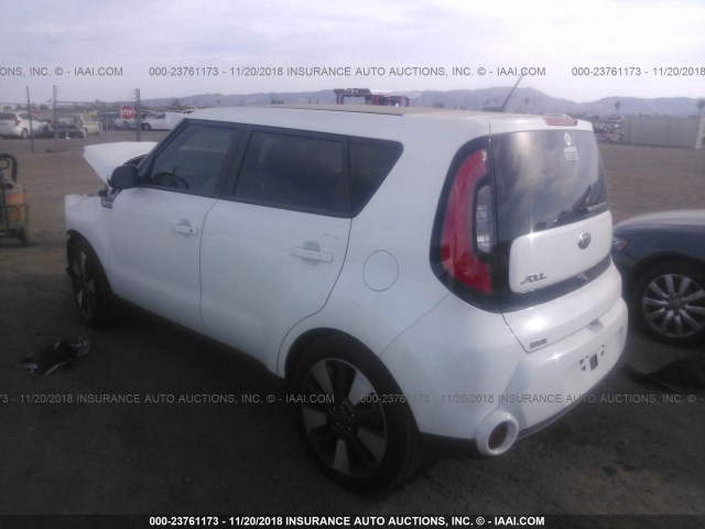 KNDJX3A54E7094944 - 2014 KIA SOUL ! WHITE photo 3