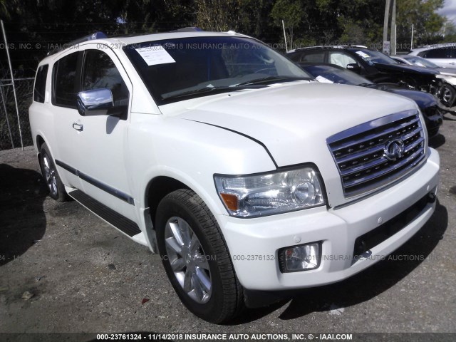 5N3ZA0NC7AN903552 - 2010 INFINITI QX56 WHITE photo 1