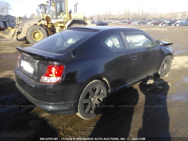 JTKJF5C70C3030426 - 2012 TOYOTA SCION TC 黑色 照片 4
