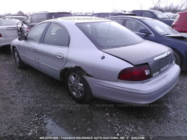 1MEFM55S3YG644180 - 2000 MERCURY SABLE LS PREMIUM SILVER photo 3