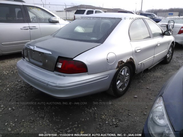 1MEFM55S3YG644180 - 2000 MERCURY SABLE LS PREMIUM SILVER photo 4