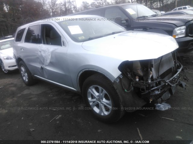 1C4RDJAG9CC100534 - 2012 DODGE DURANGO SXT SILVER photo 1