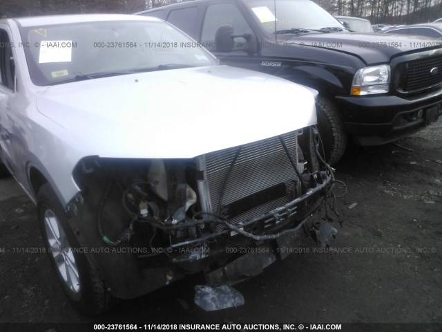 1C4RDJAG9CC100534 - 2012 DODGE DURANGO SXT SILVER photo 6