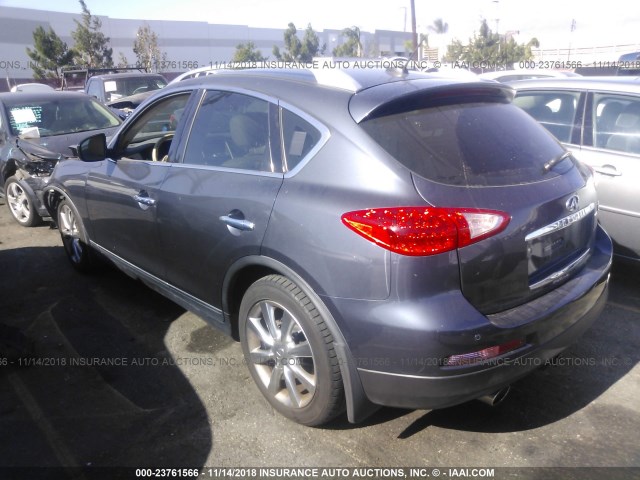 JNKAJ09E38M304443 - 2008 INFINITI EX35 JOURNEY GRAY photo 3