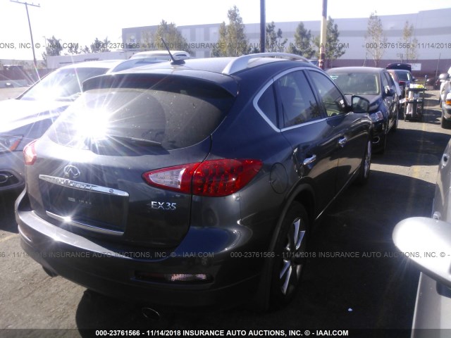 JNKAJ09E38M304443 - 2008 INFINITI EX35 JOURNEY GRAY photo 4