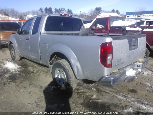 1N6BD0CT6DN751130 - 2013 NISSAN FRONTIER S/SV SILVER photo 3