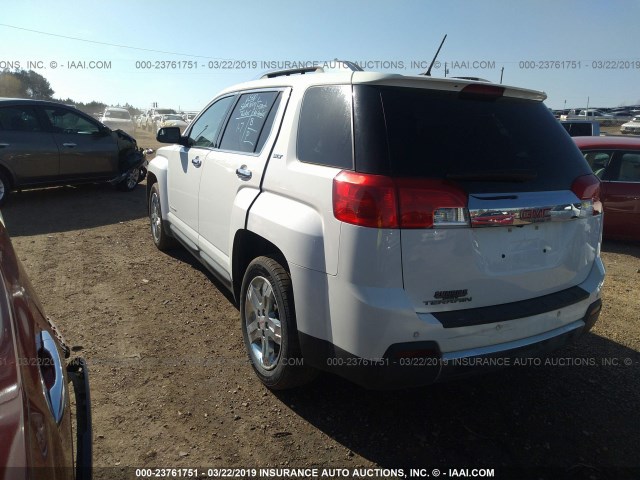 2GKALMEK8D6134351 - 2013 GMC TERRAIN SLE WHITE photo 3