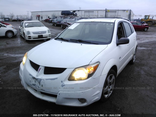 5Y2SL62804Z419022 - 2004 PONTIAC VIBE WHITE photo 2