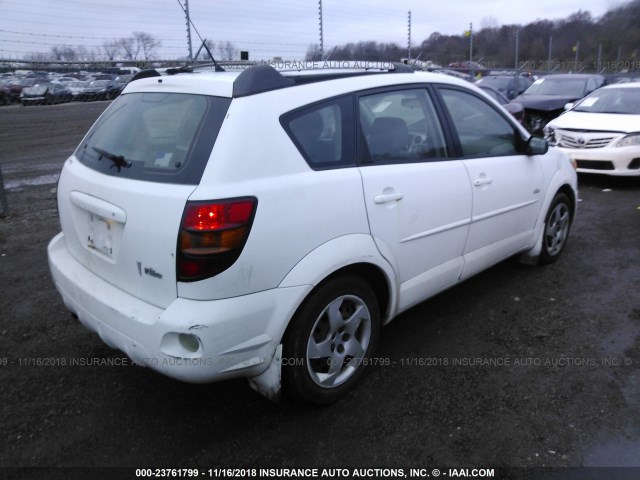 5Y2SL62804Z419022 - 2004 PONTIAC VIBE WHITE photo 4