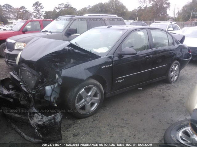 1G1ZU57N27F231296 - 2007 CHEVROLET MALIBU LTZ BLACK photo 2