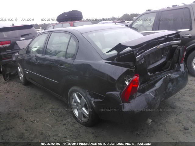 1G1ZU57N27F231296 - 2007 CHEVROLET MALIBU LTZ BLACK photo 3