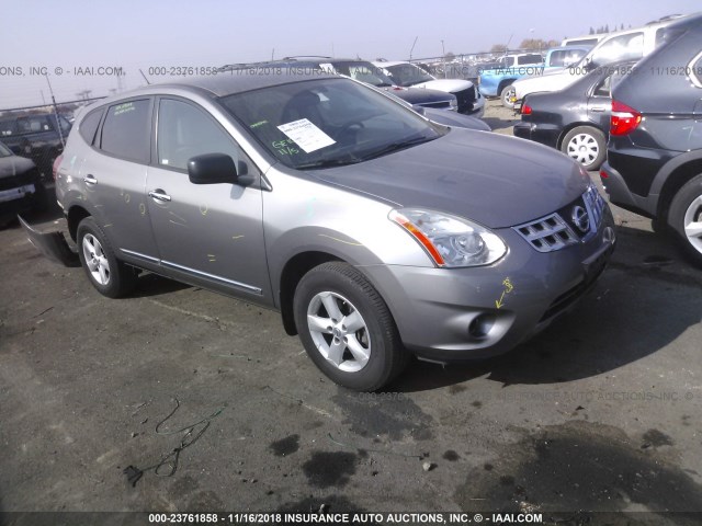 JN8AS5MT8CW600402 - 2012 NISSAN ROGUE S/SV SILVER photo 1