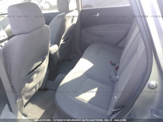 JN8AS5MT8CW600402 - 2012 NISSAN ROGUE S/SV SILVER photo 8