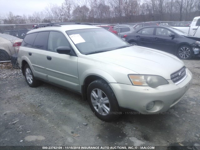 4S4BP61C457315104 - 2005 SUBARU LEGACY OUTBACK 2.5I TAN photo 1