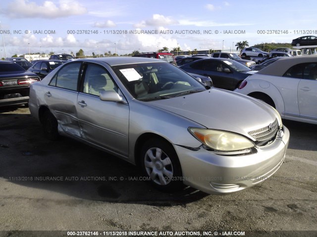 4T1BE32K63U204210 - 2003 TOYOTA CAMRY LE/XLE/SE SILVER photo 1